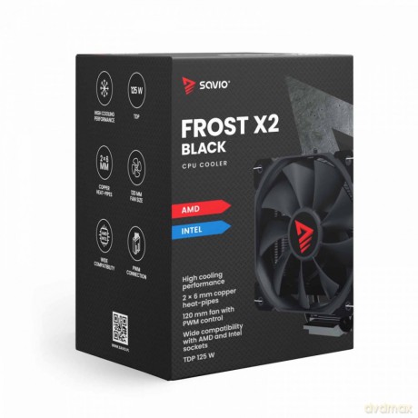 Chłodzenie procesora CPU Frost Black X2