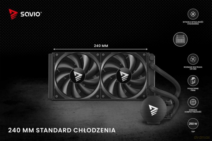 Chłodzenie wodne NOX 240 mm