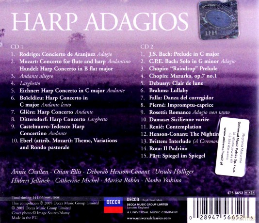 Various: Harp Adagios [2CD]