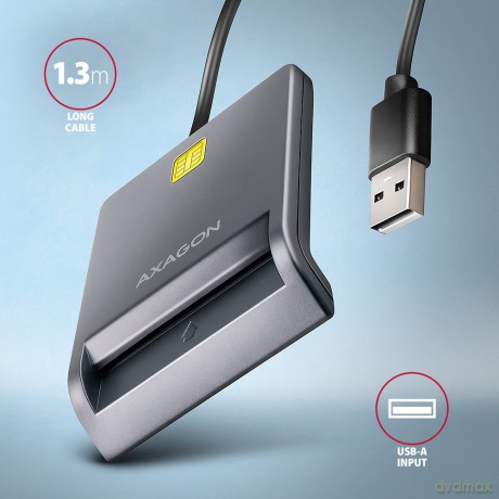 CRE-SM3T Czytnik kart identyfikacyjnych USB, 1.3m kabel