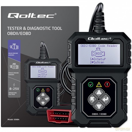 Cyfrowy Tester diagnostyczny ProLine | OBDII EOBD | 8V-25V | Dualsystem