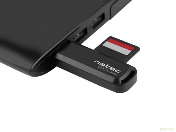 Czytnik kart pamięci Scarab 2 SD/Micro SD, USB 3.0 Czarny