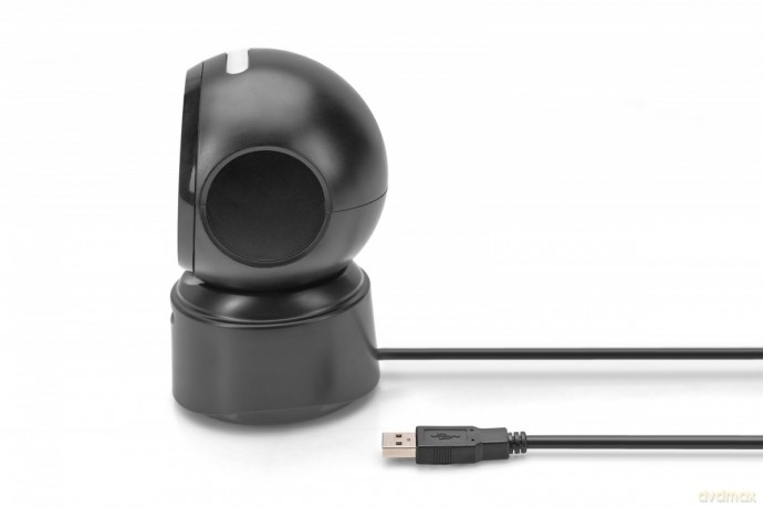 Czytnik kodów kreskowych przewodowy stacjonarny USB-A 1.4m, 1D i 2D, zgodny z kodami QR
