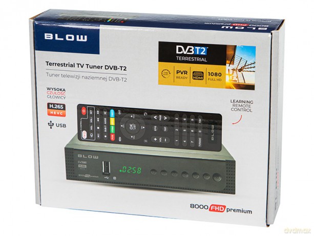 Dekoder tuner DVB-T2 8000FHD Premium