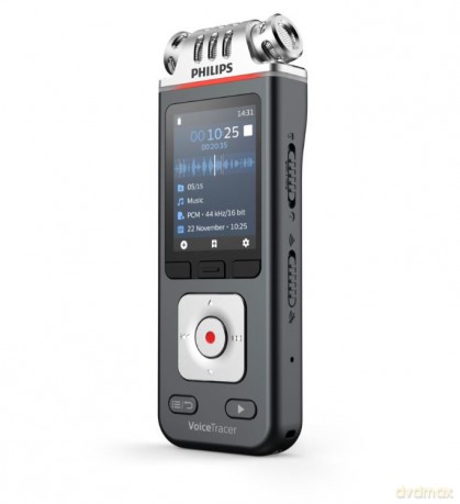 Dyktafon DVT6115 Pamięć 8GB,USB,microSDHC 32GB,3 mikrofony Hi-Fi