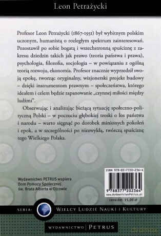 Leon petrażycki - Elżbieta Sowa - Sikorska [KSIĄŻKA]