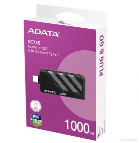 Dysk SSD External SC735 1TB U3.2C 1000/1000MB/s Grey
