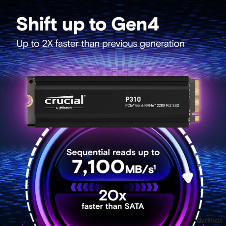 Dysk SSD P310 2TB M.2 NVMe PCIe 4.0 2280 radiator
