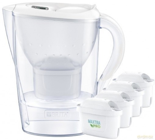 Dzbanek filtrujący 3,5l Marella XL + 4 wkłady Maxtra Pro Pure Performance biały