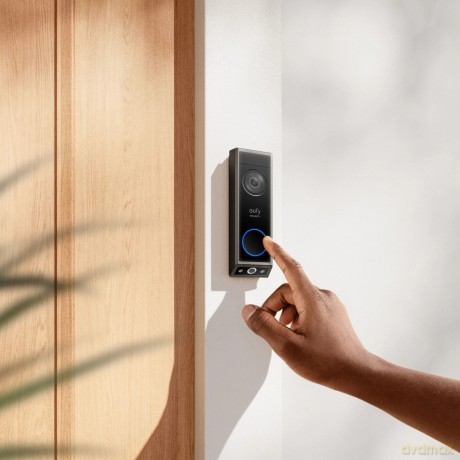 Dzwonek do drzwi video doorbell E340 czarny
