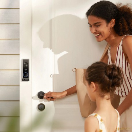 Dzwonek do drzwi video doorbell E340 czarny