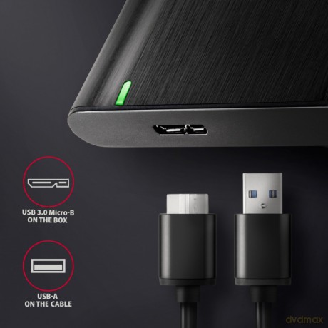 EE25-A6M Bezśrubowa aluminiowa obudowa zewnętrzna USB 3.2 Gen 1 - SATA 6G dla 2.5" SSD/HDD