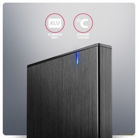 EE25-XA6C Obudowa zewnętrzna aluminiowa, USB-C 3.2 Gen 1 SATA 6G 2.5" 5Gbps