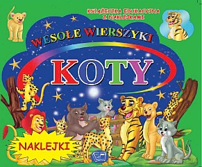 Koty wesołe wierszyki z naklejkami - Krystyna Pawliszak [KSIĄŻKA]