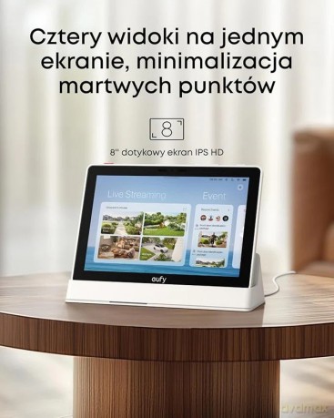 Ekran Smart Display E10 czarny+biały