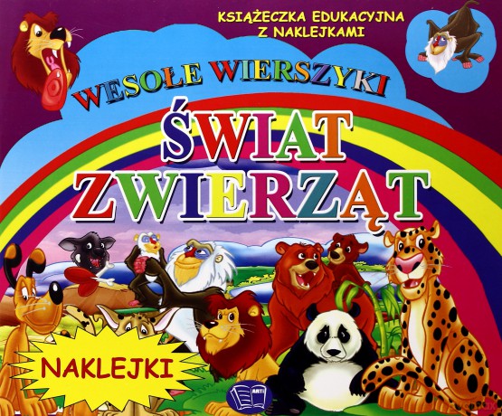 Świat zwierząt wesołe wierszyki z naklejkami - Małgorzata Gintowt [KSIĄŻKA]