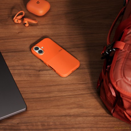 Etui Beats Rugged zgodne z MagSafe i panelem Sterowanie aparatem do iPhonea 17 - pomarańczowy Sierra Nevada