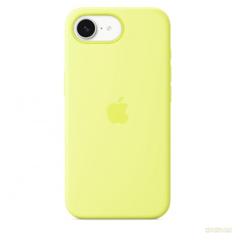 Etui silikonowe do iPhonea 16e - neonowy żółty