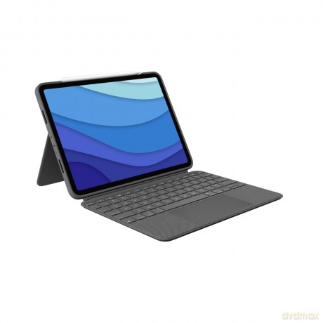 Etui z klawiaturą Combo Touch US iPad Pro 11 1,2,3 Gen szare