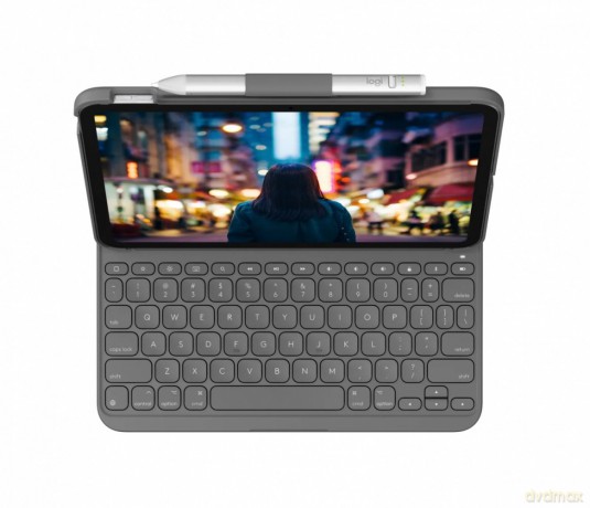 Etui z klawiaturą Slim Folio do iPada 10-tej generacji UK szare