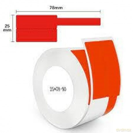 Etykiety termiczne Niimbot R2578-90 Czerwone