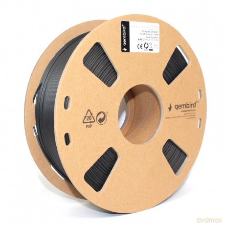 Filament drukarki 3D PLA/1.75 mm/1kg/czarny