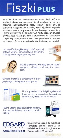 Angielski fiszki plus dla początkujących 1 tw [KSIĄŻKA]