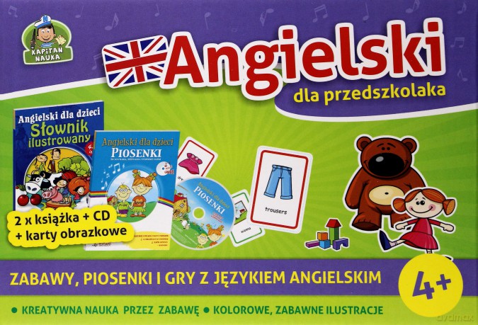 Pakiet angielski dla przedszkolaka kapitan nauk tw [KSIĄŻKA]