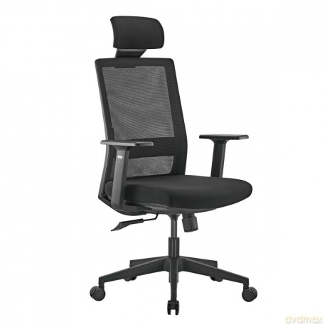 Fotel biurowy premium ergonomiczny ER-425 z wysokim oparciem, max 150 kg, regulowany