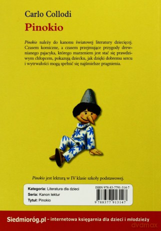 Pinokio - Carlo Collodi [KSIĄŻKA]
