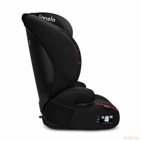 Fotelik samochodowy Hugo I-Size Sporty Black Red 15-36 kg