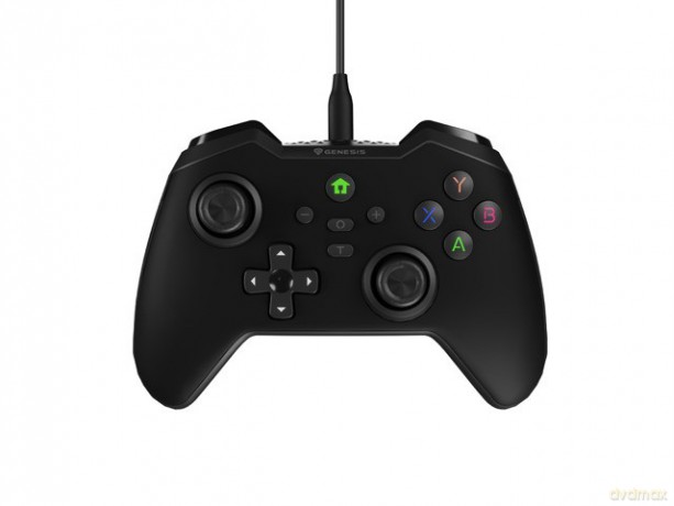 Gamepad Genesis Mangan 300 przewodowy do PC/Switch/Mobile Czarny