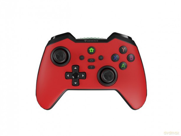 Gamepad Genesis Mangan 400 bezprzewodowy do PC/Switch/Mobile Czerwony