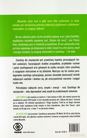 Coaching dla zwycięzców tw - Jack Canfield [KSIĄŻKA]
