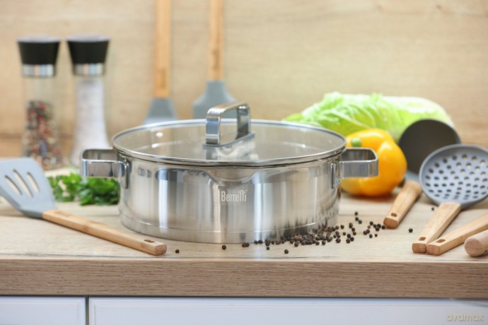 Garnek z pokrywką 26 cm Mistral 4,5 L BR-7351