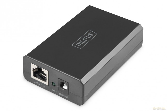 Gigabit Ethernet Splitter PoE++ 802.3af/at/bt RJ45/DC 12V/4,2A lub 24V/2.1A 50W dla urządzeń bez PoE