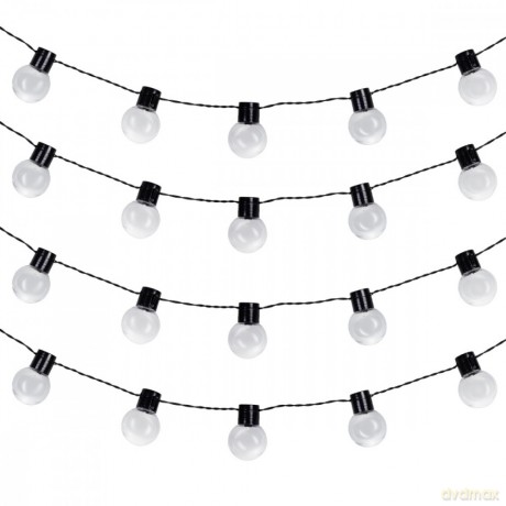 Girlanda solarna ogrodowa 2w1 LED MCE424 7m kule