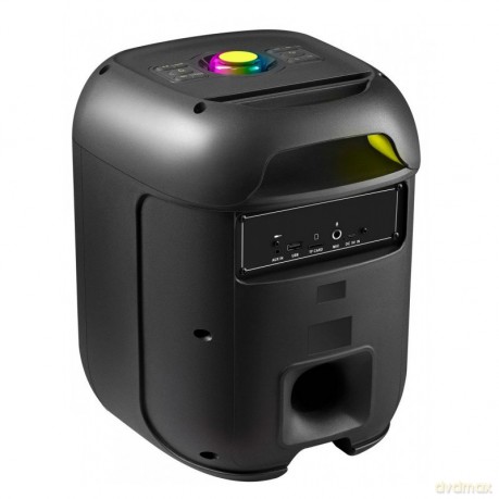 Głośnik bluetooth BOOMER 65W czarny podświetlenie LED