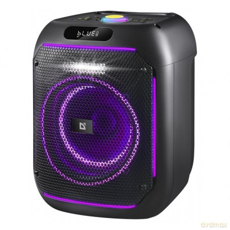 Głośnik bluetooth BOOMER 65W czarny podświetlenie LED