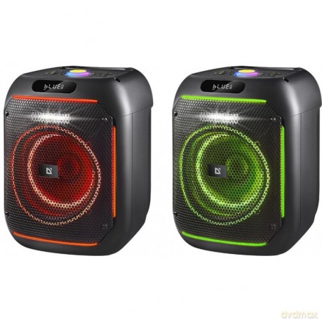 Głośnik bluetooth BOOMER 65W czarny podświetlenie LED