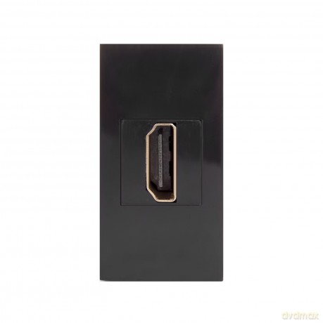 Gniazdo ścienne HDMI pasuje do szklanych ramek MCE720B Czarne