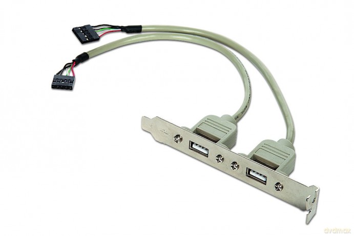 Gniazdo USB X2 na śledziu