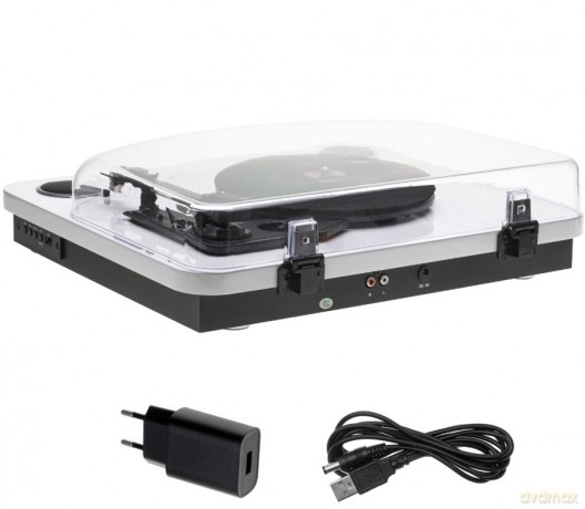 Gramofon AD1914 Biały USB Bluetooth