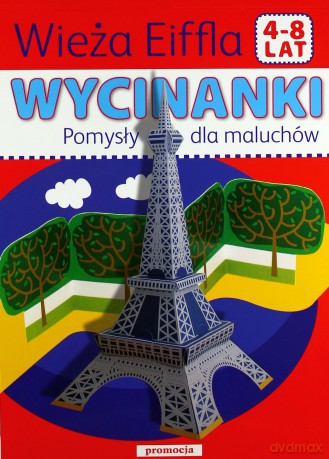 Wieża eiffla wycinanki [KSIĄŻKA]