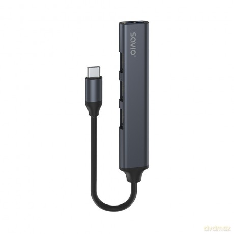 Hub 4 porty USB-C - 3 x USB-A 2.0, 1 x USB-A 3.1 3.1 GEN 1, 5 Gbps, AK-71