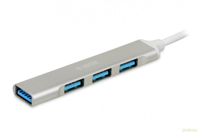 Hub 4-Portowy Usb3.0 + Usb 2.0, Slim