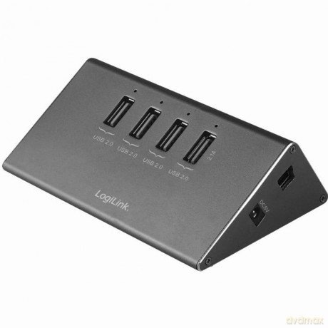 Hub biurkowy 4xUSB 2.0 z zasilaczem