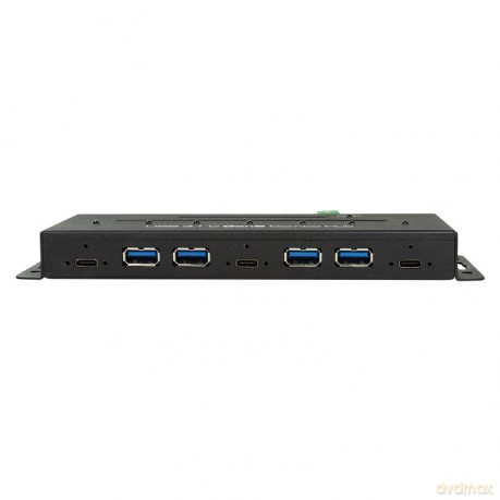 Hub przemysłowy USB-C 3.1 Gen 2, 3xUSB0C, 4xUSB-A