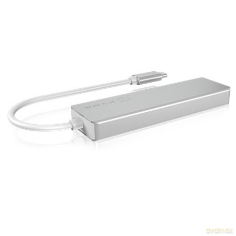 HUB USB 3.0 typu C z 3 portami USB i czytnikiem kart pamięci IB-HUB1413-CR