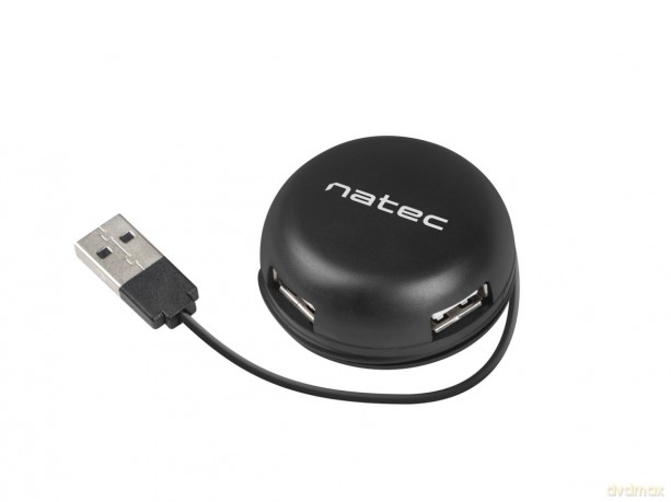 Hub USB 4 porty Bumblebee USB 2.0 czarny